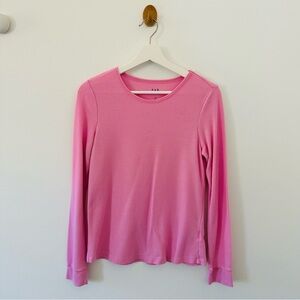GAP Vibrant Pink Long Sleeve Tee